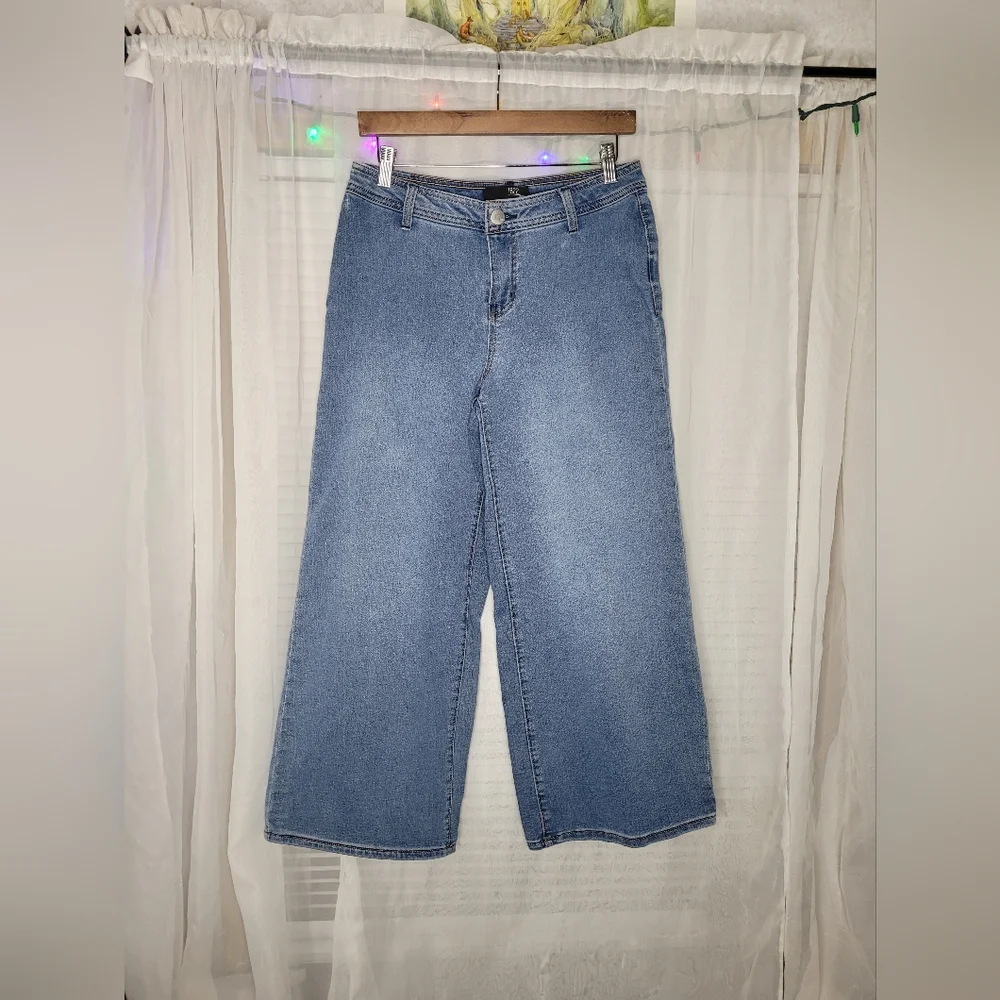 1822 Denim Jeans Size 8 Wide Leg Crop Soft NWOT Retro Soft 26